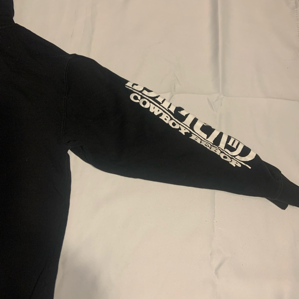 Anime Cowoy Bebop Black Hoodie with Red, Blue, and Yellow Graphics - Picture 7 of 9